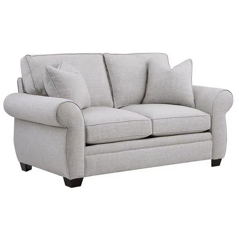 Hawthorne Collections Oasis Overstuffed Loveseat Cream