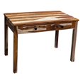 thumbnail image 1 of Hawthorne Collections Sheesham Accents Handcrafted Solid Wood Desk - Brown, 1 of 3