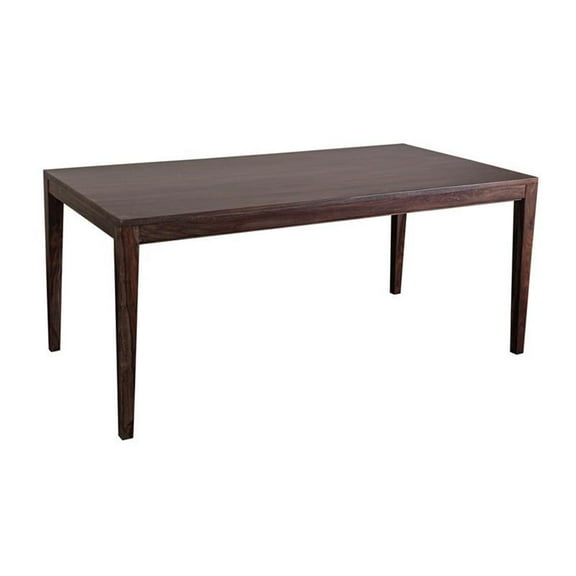Hawthorne Collections Solid Sheesham Wood Dining Table - Gray