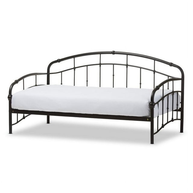 Hawthorne Collections Transitional Metal Twin Daybed in Bronze
