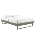 thumbnail image 1 of Hawthorne Collections Wood Queen Platform Bed Frame with Supporting Legs in Gray, 1 of 7