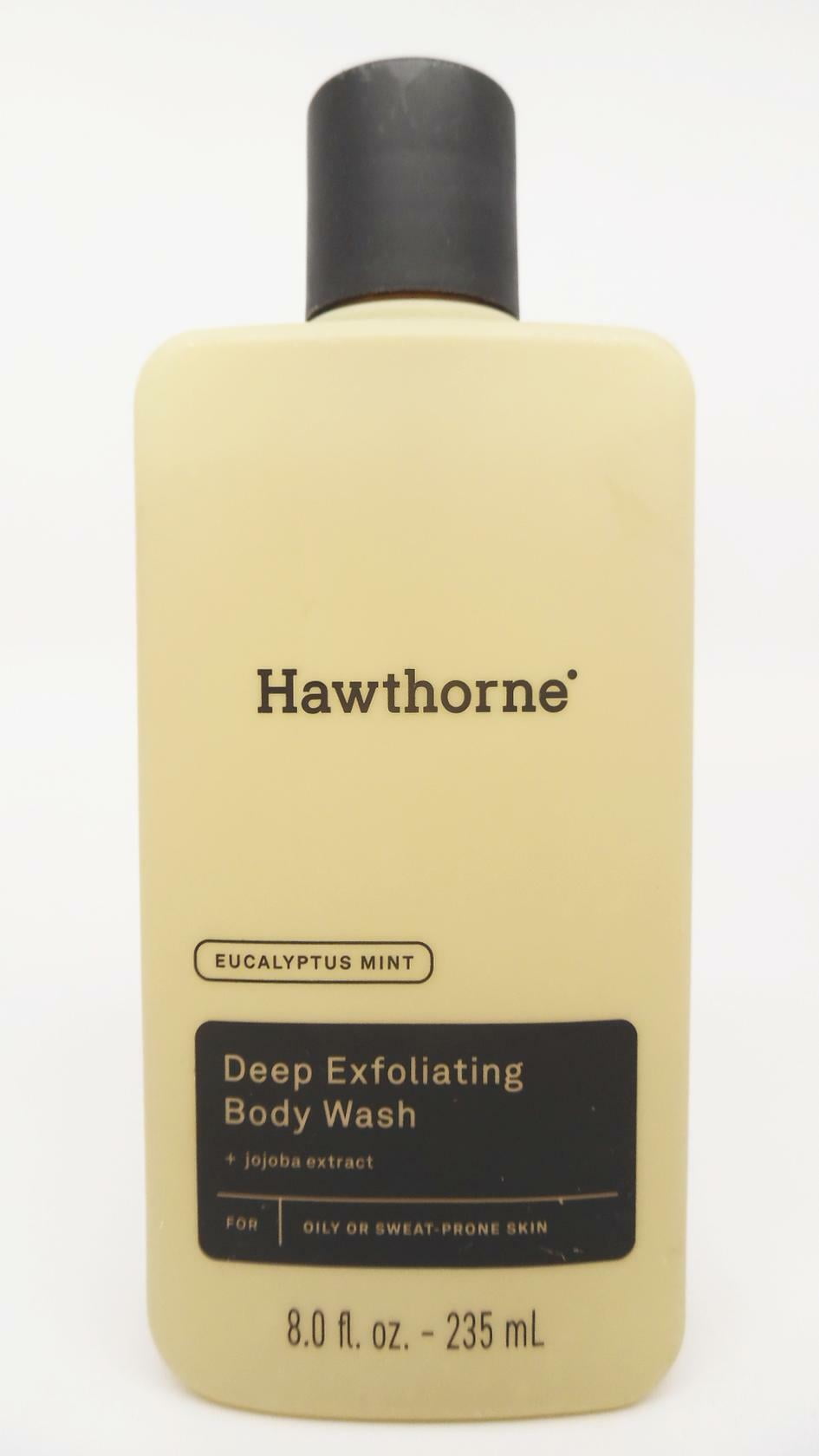 Hawthorne Deep Exfoliating Body Wash + Jojoba Extract Eucalyptus Mint