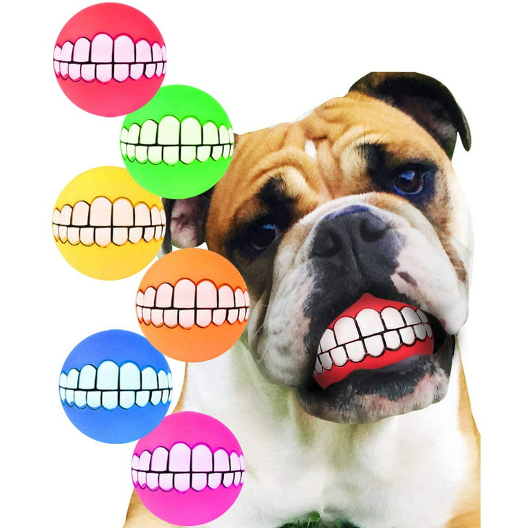 Interactive Dog Toys Ball, Squeaky Dog Toys Ball Durable Wag Chewing Ball  For Training Teeth Cleaning Herding Balls Indoor Outdoor Safe Dog Gifts -  Temu