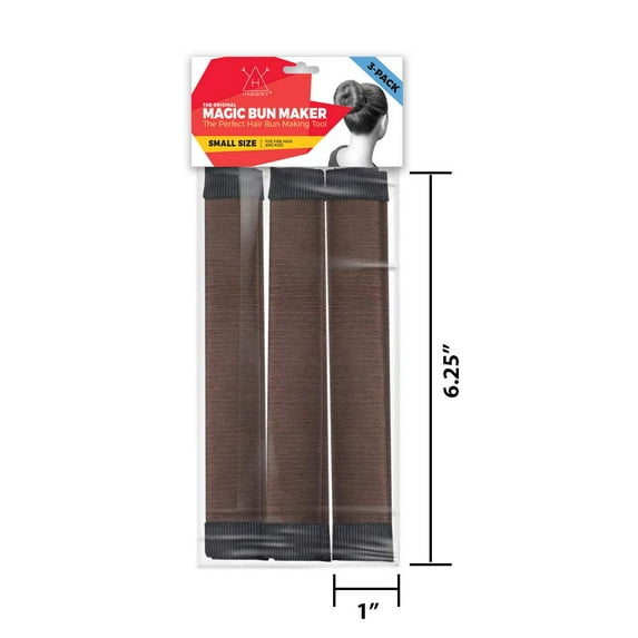 Hawwwy Premium 2-Piece Hair Bun Maker + Bonus - Hair Ties Bobby Pins