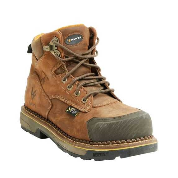 Hawx Men's 6" Crew Chief Internal Met Guard Work Boot Composite Toe - BHXC0RPW89 10.5 EE US