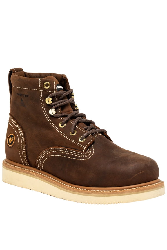 Men's 6" Grade Work Boot Composite Toe - WULP-4 14 EE US