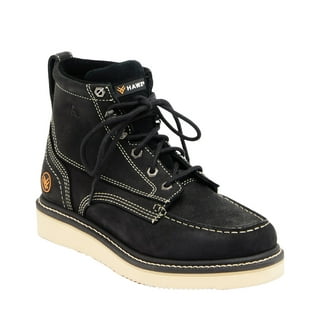 Mens Black Moc Toe Boots Mens Black Moc Toe Boots