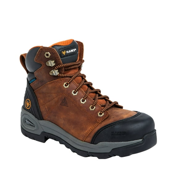 Hawx Men's 6" Lace-To-Toe Work Boot Soft Toe Rust Copper 10.5 D(M) US
