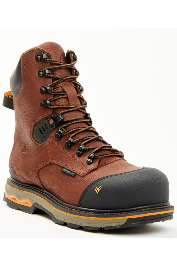Men's 8" Enduro Heavy Industrial Lace-Up Waterproof Work Boot - BHXCWRPW216 10 D(M) US
