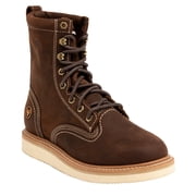 Hawx Mens 8" Grade Work Boot Soft Toe - WULP-8-2 7 EE US