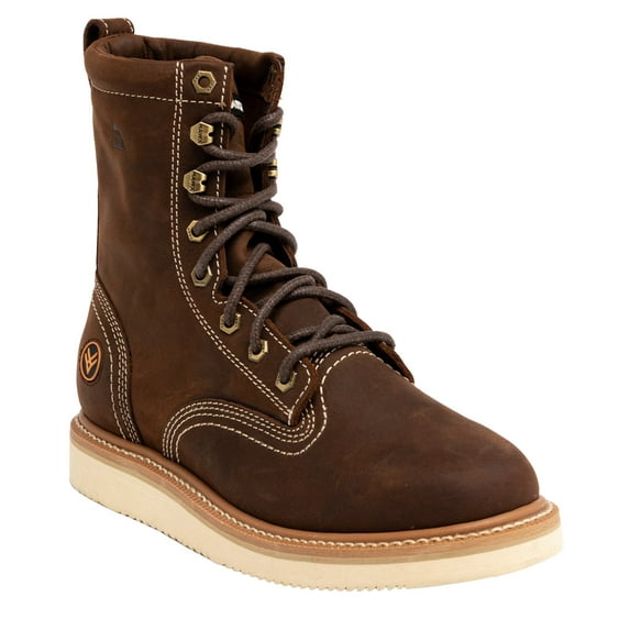 Hawx Men's 8" Grade Work Boot Soft Toe - WULP-8-2 8.5 EE US