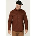 thumbnail image 1 of Hawx Work Gear Men's All Out Solid Long Sleeve Pearl Snap Western Work Shirt - HXSP24W51-MHGY X-, 1 of 4