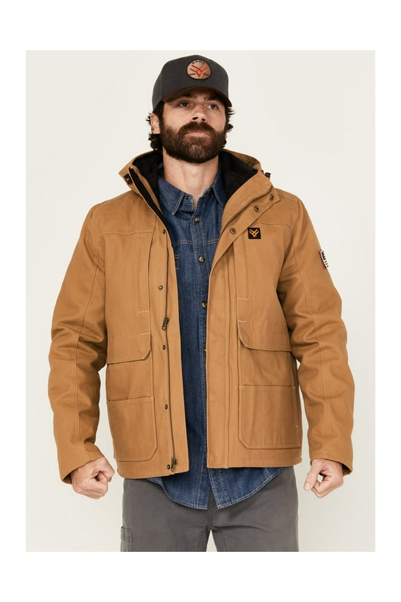 Work Gear Men's Ashland 2 In 1 Zip-Up Jacket - HXFA24O8-TAN Medium US