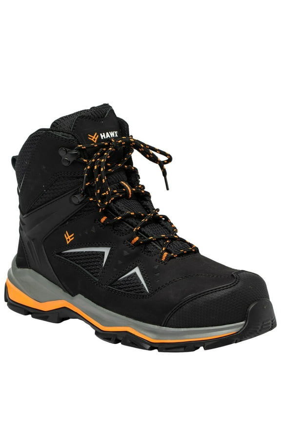 Men's Athletic Hiker Boot Composite Toe Black 14 D(M) US