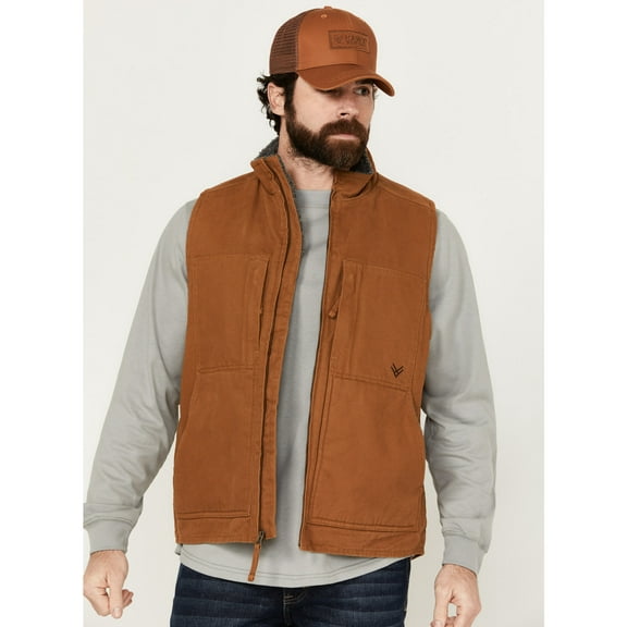 Hawx Work Gear Men's Browder Weathered Duck Work Vest - HXSP24V87-RUCOP   US