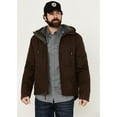 thumbnail image 1 of Hawx Work Gear Men's Castile Weather Duck Hooded Work Jacket - HXSP24O86-BR   US, 1 of 4