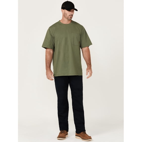 Hawx Work Gear Men's Double Front Ripstop Xtreme Work Pants - HXSP24P68-NVY 34W x 36L