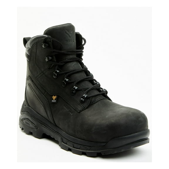 Hawx Men's Enforcer Pro 6" Work Boot Composite Toe Black 13 D(M) US