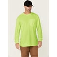 thumbnail image 1 of Hawx Men's Enhanced Visibility Long Sleeve Work T-Shirt Yellow XX-, 1 of 4
