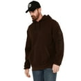 thumbnail image 1 of Hawx Work Gear Men's Fr Hard Face Pullover Fleece Hooded Jacket - HXFRFA22K71-DKB XX-, 1 of 4