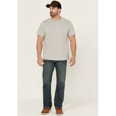 Hawx Men's Heritage Medium Wash Stretch Denim Jeans - HXSP24J69-MEDBL 38W x 34L