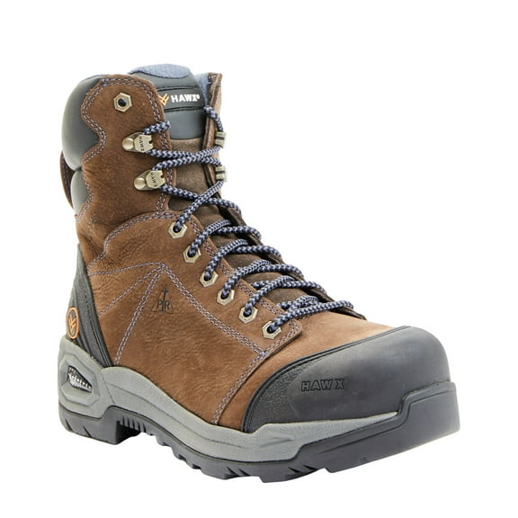 Hawx Men's Lace To Toe Tyche Deep Seated Work Boot Composite Chocolate 14 D(M) US