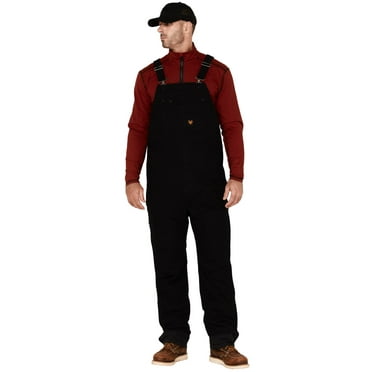 Hawx Men's Lined Bib Overall - BLACK XL SHT  US