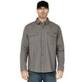 thumbnail image 1 of Hawx Work Gear Men's Long Sleeve Button-Down Work Shirt - HXFA23W16-MDGRY Medium, 1 of 4