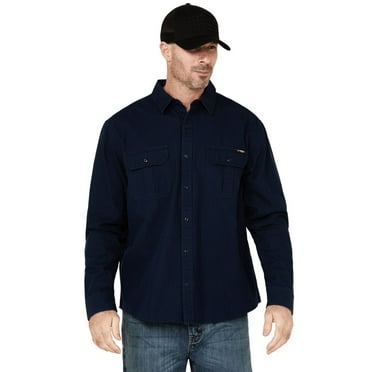 Hawx Men's Long Sleeve Button-Down Work Shirt - HXFA23W16-NVY