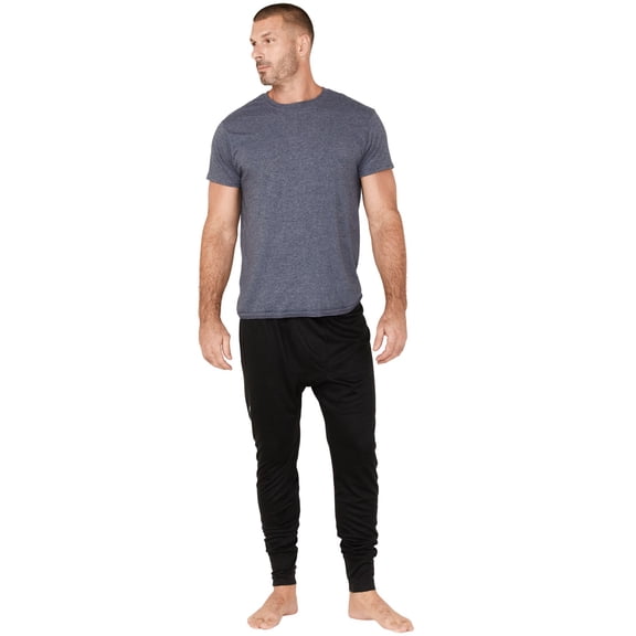 Hawx Men's Men'S Midweight Baselayer Bottom Work Undergarment - HXFA22P11- BLK Medium
