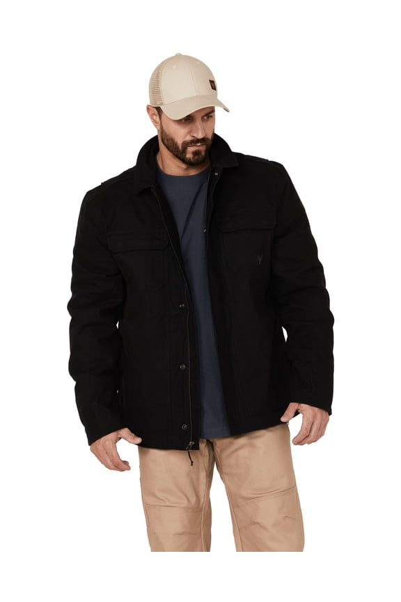 Work Gear Men's Pro Insulated Zip-Front Work Car Jacket Black Medium US