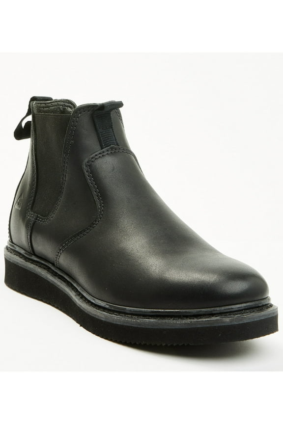Work Gear Men's 5.5" Pull-On Chelsea Work Boot Soft Toe Black 8 D(M) US