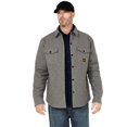 thumbnail image 1 of Hawx Work Gear Men's Quilted Flannel Shirt Jacket Charcoal XX-  US, 1 of 4