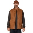 thumbnail image 1 of Hawx Work Gear Men's Rust Copper Browder Weathered Duck Zip-Front Insulated Work Vest - HXFA21V10-RUST COPPER   US, 1 of 4
