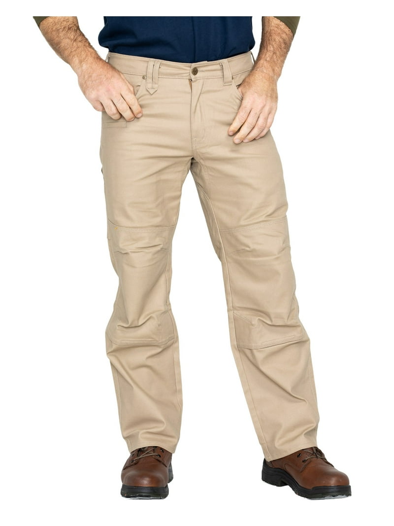 Hawx Work Gear Men's Stretch Canvas Utility Work Pants Big Beige