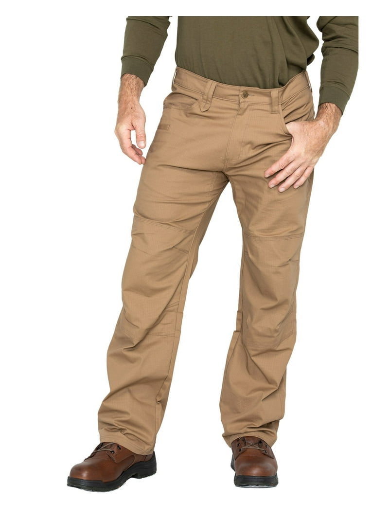 Hawx Work Gear Men's Stretch Ripstop Utility Work Pants Big Brown