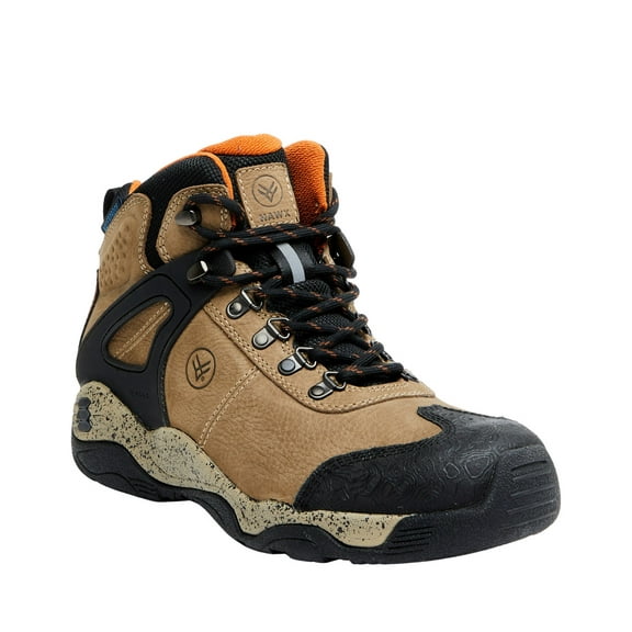 Hawx Men's Talon 2 Deep Taupe Waterproof Lace-Up Hiking Work Boot Soft Toe - BHX0WR0W65 10 D(M) US