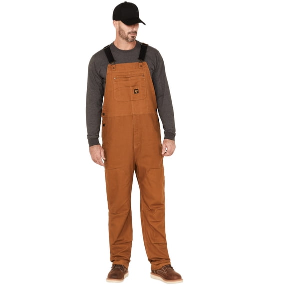 Hawx Work Gear Men's Unlined Bib Overall - RUST COPPER L REG US