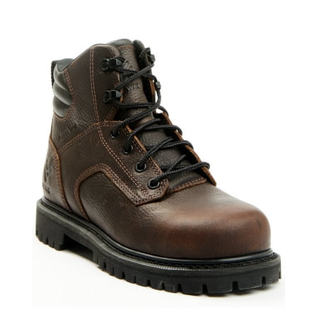 Hawx Women's 6" Lace-Up Work Boot Steel Toe - BHXWS0R0W12-1 8 M  US