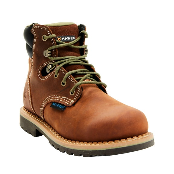 Hawx Women's Platoon Lace-Up Waterproof Work Boot Soft Toe - BHXW0WRPW119 10 M  US