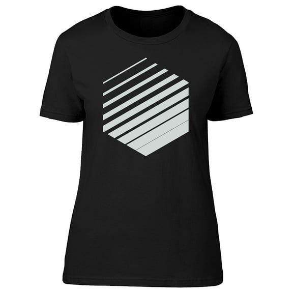 Haxagon With Stripes T-Shirt Men -Image by Shutterstock, Male 3X-Large