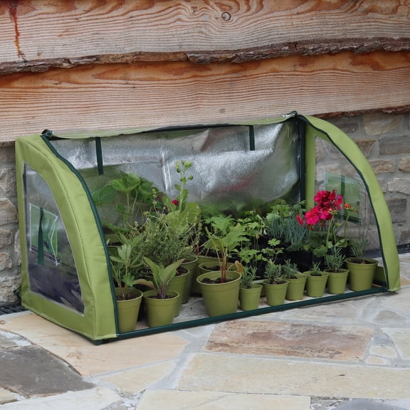 Tierra Garden Light-Booster Cold Frame 19.5" x 39.5" x 19.5", Zippered