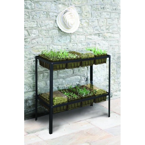 Haxnicks Rootrainer Racking Station w/ 8 Deep Rootrainers