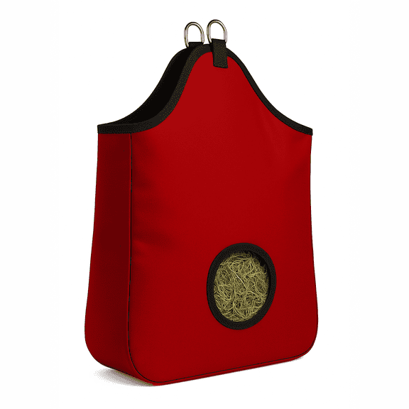 AJ Tack Hay Bag Red