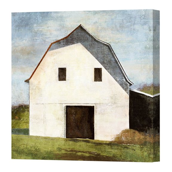 Hay Barn, Fine Art Giclee Print On Gallery Wrap Canvas