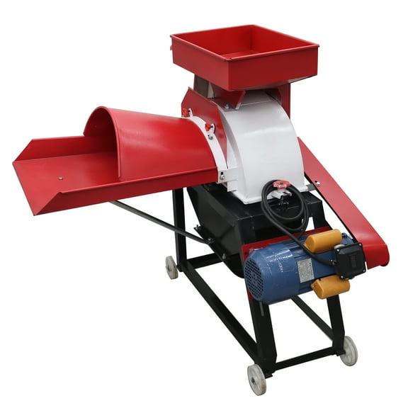 Hay Crusher Farm Household Hay Cutter for Cutting Grass/ Kneading Silk/ Crushing 1000-1500KG/H 220V