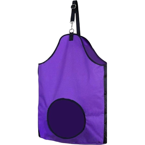 Hay Feeder Bag Horse Feeding Supplies With Strap Horse Hay Bag Feeder Storage Bag For Calf Horse Farm Animals