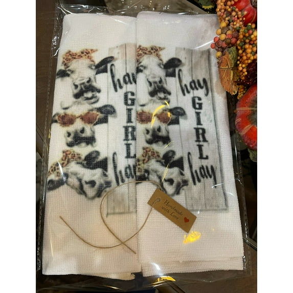 Hay Girl Hay Kitchen Towel set