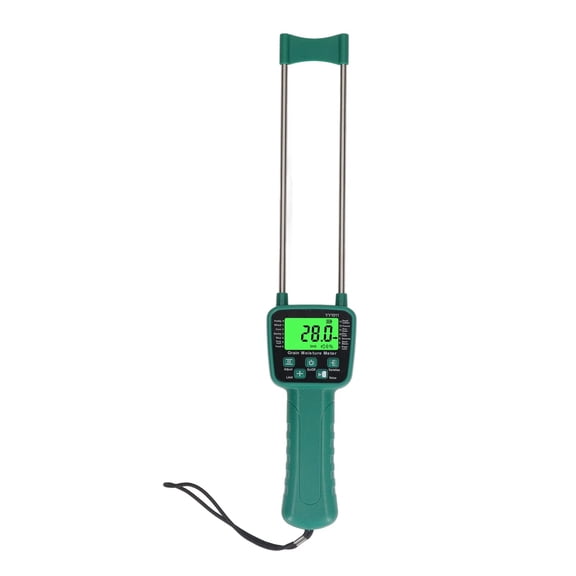 Hay Moisture Meter Wheat Moisture Meter Hay Moisture Meter Wheat Soybean Grain Moisture Tester LCD Display With Voice Broadcast ,Accurate Measurement