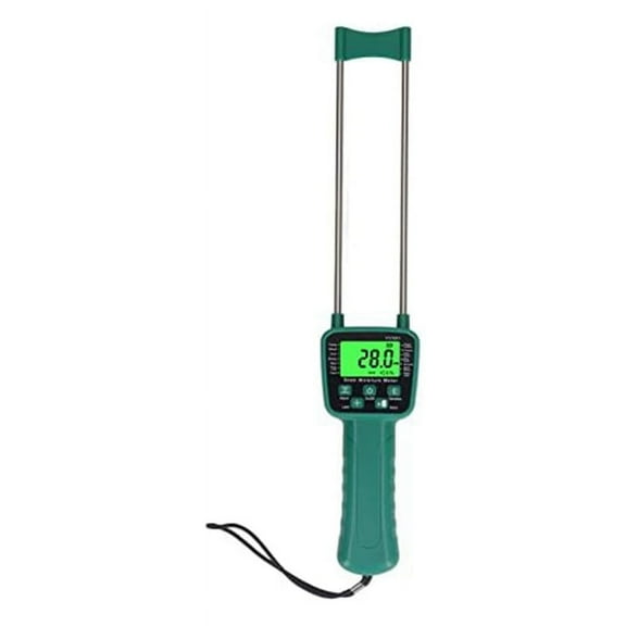 Hay Moisture Tester, Portable Meter, Digital Grain Meter with LCD Display for Cereal Straw,Soybean